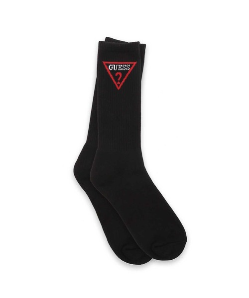 Guess（ゲス）の「GUESS Originals Paolo Logo Socks（ソックス/靴下・メンズ・ホワイト/ブラック/オレンジ・ONE SIZE）」の2枚目の写真