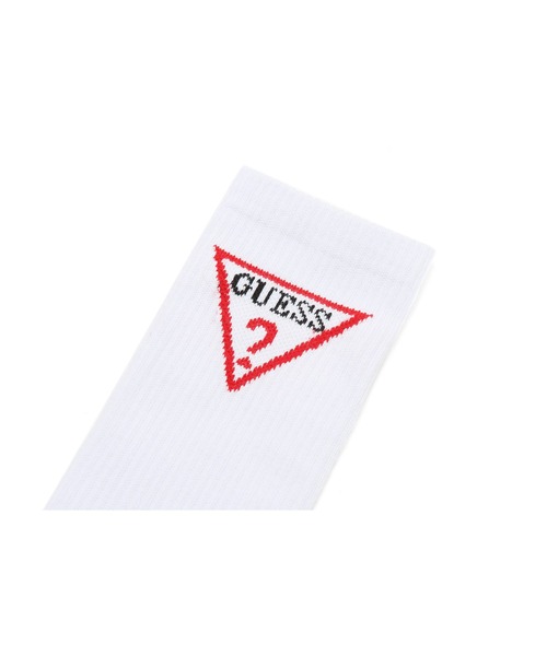 Guess（ゲス）の「GUESS Originals Paolo Logo Socks（ソックス/靴下・メンズ・ホワイト/ブラック/オレンジ・ONE SIZE）」の4枚目の写真