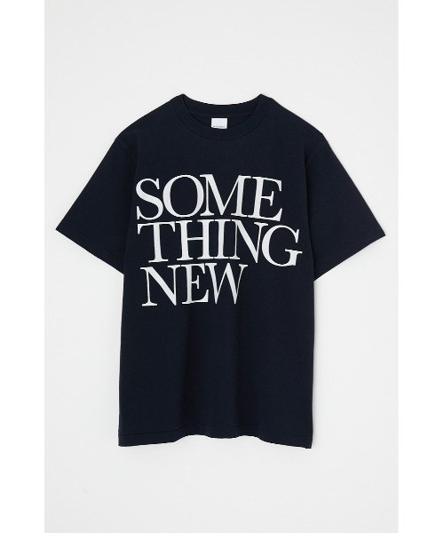 MOUSSY（マウジー）の「SOMETHING NEW Tシャツ（Tシャツ/カットソー・レディース・ホワイト/ネイビー/キナリ・FREE）」の7枚目の写真
