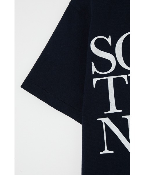 MOUSSY（マウジー）の「SOMETHING NEW Tシャツ（Tシャツ/カットソー・レディース・ホワイト/ネイビー/キナリ・FREE）」の5枚目の写真
