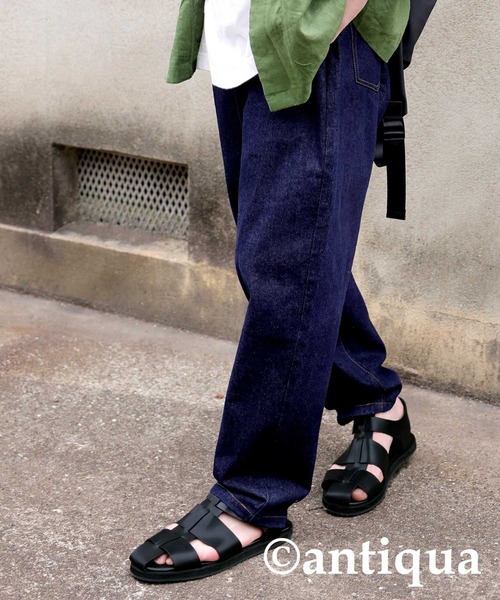 antiqua（アンティカ）の「グルカサンダル（サンダル・メンズ・ブラック・M/L）」の4枚目の写真