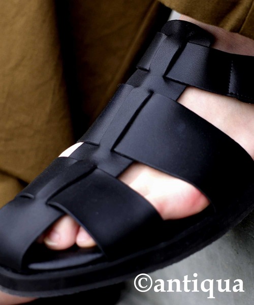 antiqua（アンティカ）の「グルカサンダル（サンダル・メンズ・ブラック・M/L）」の10枚目の写真