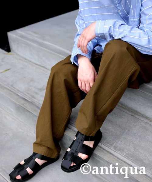 antiqua（アンティカ）の「グルカサンダル（サンダル・メンズ・ブラック・M/L）」の11枚目の写真