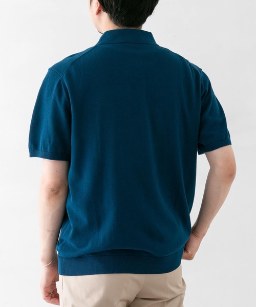 URBAN RESEARCH DOORS(アーバンリサーチドアーズ)の「LIFE STYLE TAILOR ニット半袖プルオーバー(ポロシャツ・メンズ・ネイビー/グレー/イエロー/ブルー・MEDIUM/LARGE)」の18枚目の写真