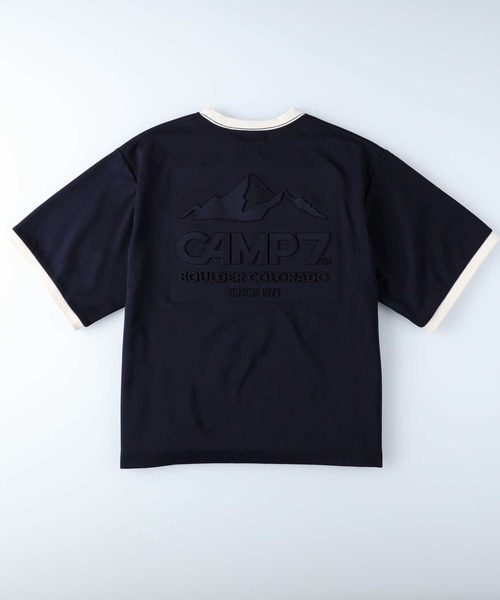 CAMP7（キャンプセブン）の「【CAMP7】バックエンボスポケＴシャツ（Tシャツ/カットソー・レディース・パープル/ネイビー/ホワイト・M/L）」の19枚目の写真