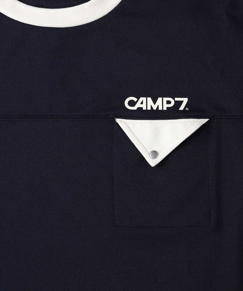 CAMP7（キャンプセブン）の「【CAMP7】バックエンボスポケＴシャツ（Tシャツ/カットソー・レディース・パープル/ネイビー/ホワイト・M/L）」の22枚目の写真