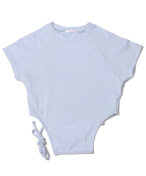 atmos pink（アトモスピンク）の「atmos pink タイトラグランTシャツ（Tシャツ/カットソー・レディース・アイボリー/サックスブルー/グレー・FREE）」の3枚目の写真