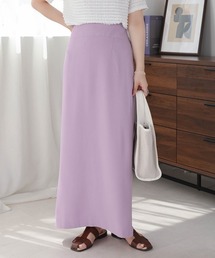 カラースリットロングタイトスカート