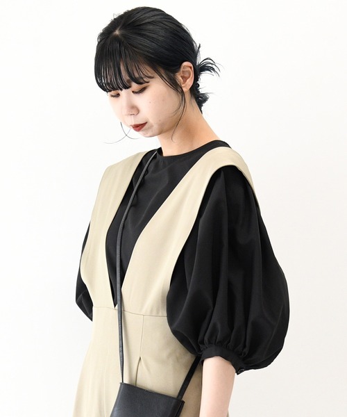 sango（sango）の「ブロードギャザーチュニックブラウス（シャツ/ブラウス・レディース・ホワイト/ブラック/ブルー/グリーン・FREE）」の20枚目の写真