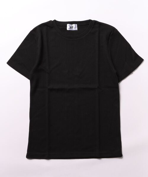 sunny branch(サニーブランチ)の「★サーマル★半袖クルーネックTシャツ(Tシャツ/カットソー・レディース・サックスブルー/ピンク/ホワイト/ブラック/グレー/カーキ/ネイビー・X-LARGE/LARGE/MEDIUM)」の3枚目の写真