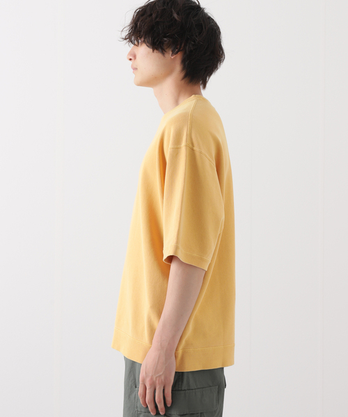 JOURNAL STANDARD(ジャーナルスタンダード)の「ハーフスリーブスウェット ピグメントダイ(Tシャツ/カットソー・メンズ・ライトグリーン/ブラック系その他/イエロー/グレー・MEDIUM/LARGE)」の6枚目の写真