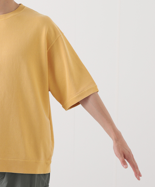 JOURNAL STANDARD(ジャーナルスタンダード)の「ハーフスリーブスウェット ピグメントダイ(Tシャツ/カットソー・メンズ・ライトグリーン/ブラック系その他/イエロー/グレー・MEDIUM/LARGE)」の18枚目の写真