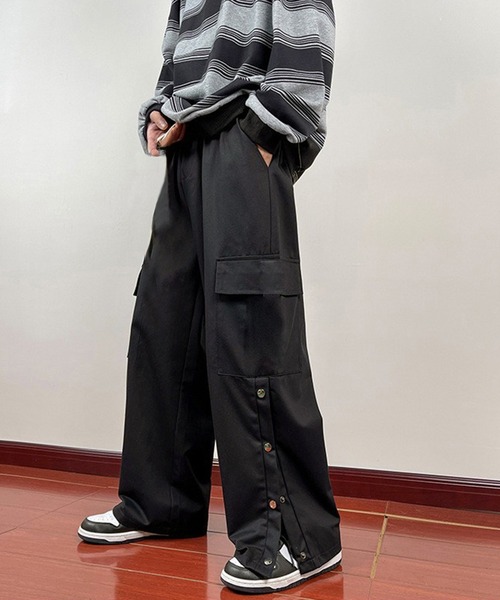 Anchor Smith（アンカー スミス）の「ワイドシルエットサイドボタン