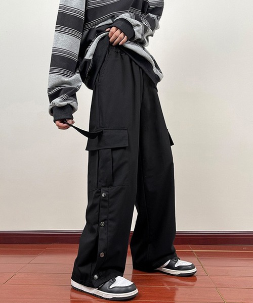 Anchor Smith（アンカー スミス）の「ワイドシルエットサイドボタン