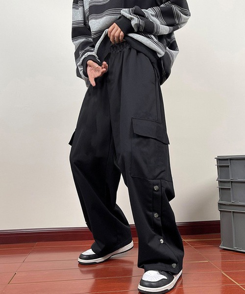 Anchor Smith（アンカー スミス）の「ワイドシルエットサイドボタン