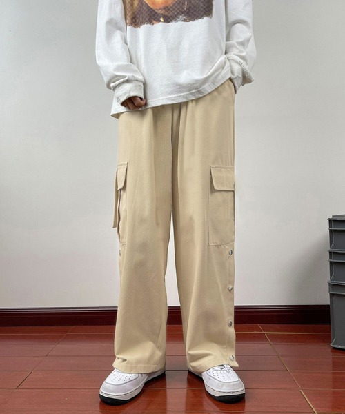 Anchor Smith（アンカー スミス）の「ワイドシルエットサイドボタン