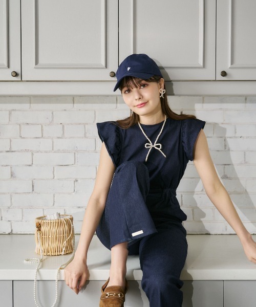 MIRO AMURETTE（ミロアミュレット）の「ribbon pearl neckless（ネックレス・レディース・ホワイト・FREE）」の7枚目の写真