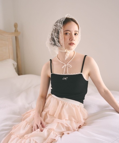 MIRO AMURETTE（ミロアミュレット）の「ribbon pearl neckless（ネックレス・レディース・ホワイト・FREE）」の9枚目の写真