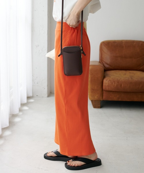 DISCOAT(ディスコート)の「リブナロースカート(スカート・レディース・ブラック/オレンジ/グリーン/ホワイト系その他・FREE)」の18枚目の写真