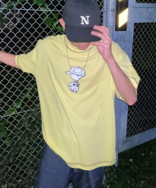 Vintage PEANUTS(ビンテージピーナッツ)の「Vintage PEANUTS Tシャツ / スヌーピー /チャーリー・ブラウン(Tシャツ/カットソー・メンズ・グレー系その他/グリーン系その他/イエロー系その他/グレー系その他2/グリーン系その他2/イエロー系その他2・MEDIUM/LARGE)」の1枚目の写真