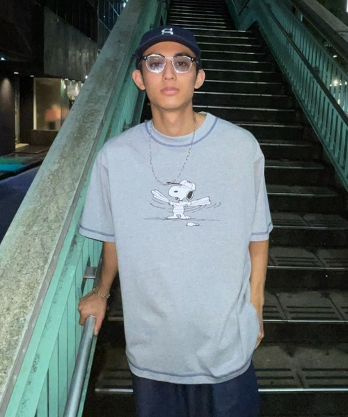Vintage PEANUTS(ビンテージピーナッツ)の「Vintage PEANUTS Tシャツ / スヌーピー /チャーリー・ブラウン(Tシャツ/カットソー・メンズ・グレー系その他/グリーン系その他/イエロー系その他/グレー系その他2/グリーン系その他2/イエロー系その他2・MEDIUM/LARGE)」の7枚目の写真