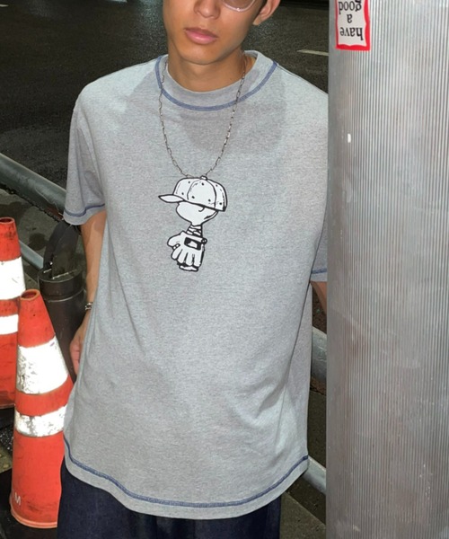 Vintage PEANUTS(ビンテージピーナッツ)の「Vintage PEANUTS Tシャツ / スヌーピー /チャーリー・ブラウン(Tシャツ/カットソー・メンズ・グレー系その他/グリーン系その他/イエロー系その他/グレー系その他2/グリーン系その他2/イエロー系その他2・MEDIUM/LARGE)」の11枚目の写真