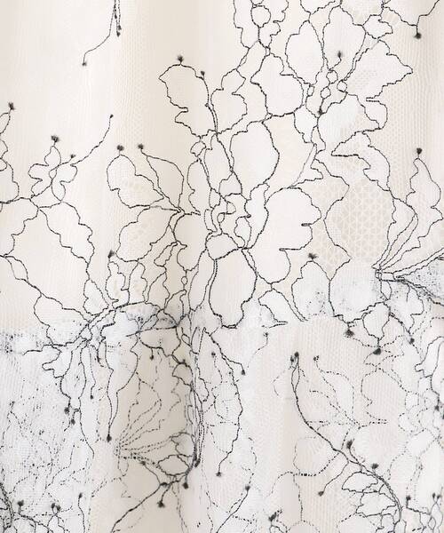 le.coeur blanc（ルクールブラン）の「バイカラーレースティアードスカート（スカート・レディース・オフホワイト・38）」の19枚目の写真