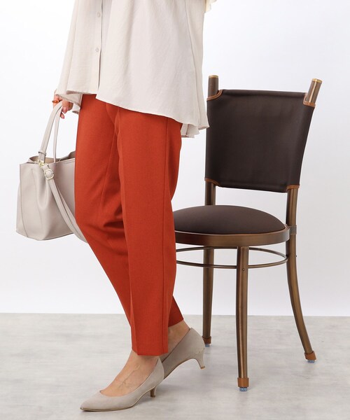 DRESKIP（ドレスキップ）の「◆【洗える/毛玉になりにくい】WOOLFEEL素材でホッとする　テ－パ－ドパンツ（その他パンツ・レディース・キャメル/グレー系その他2/ダークブラウン系1/オレンジ/ブラック・02/03）」の16枚目の写真