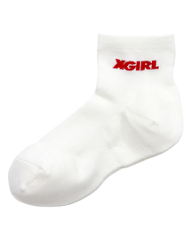 X-girl | 【Soup.6月号掲載】LOGO SOCKS(ソックス/靴下)