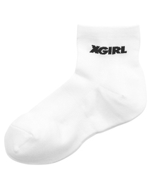 X-girl | 【Soup.6月号掲載】LOGO SOCKS(ソックス/靴下)