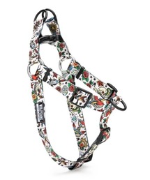 WOLFGANG MAN＆BEAST（ウルフギャングマンアンドビースト）の「WOLFGANG/ウルフギャング 犬用 ハーネス VintageWhite Harness M WH-002-56（リード/ハーネス/首輪）」