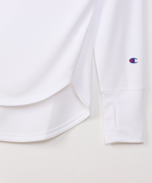 Champion(チャンピオン)の「【Champion/チャンピオン】レディース スポーツ ロングスリーブTシャツ(Tシャツ/カットソー・レディース・ホワイト/ブラック/ネイビー/サーモンピンク・MEDIUM/LARGE)」の14枚目の写真