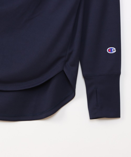 Champion(チャンピオン)の「【Champion/チャンピオン】レディース スポーツ ロングスリーブTシャツ(Tシャツ/カットソー・レディース・ホワイト/ブラック/ネイビー/サーモンピンク・MEDIUM/LARGE)」の22枚目の写真