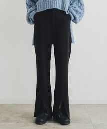 led.tokyo | 【led.tokyo】バックボタンデザインスリムフレアパンツ(その他パンツ)