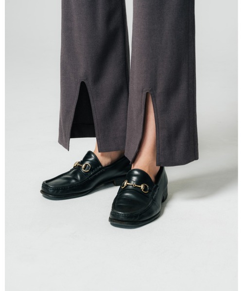 led.tokyo（レッドトウキョウ）の「【led.tokyo】バックボタンデザインスリムフレアパンツ（その他パンツ・レディース・ブラック/グレー・SMALL/MEDIUM）」の20枚目の写真