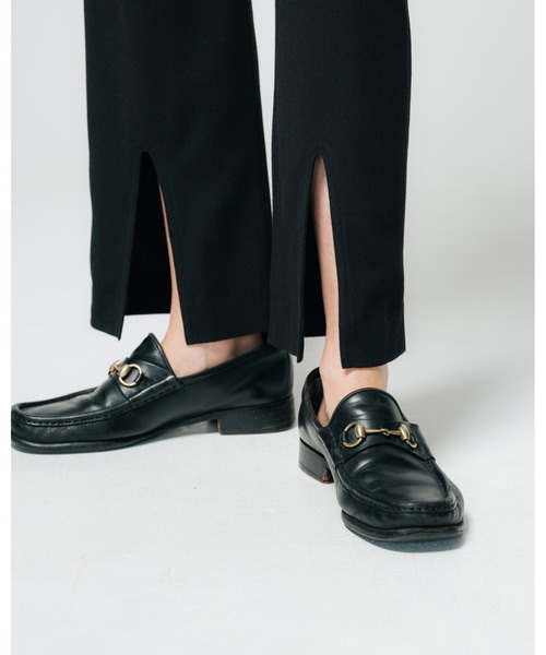 led.tokyo（レッドトウキョウ）の「【led.tokyo】バックボタンデザインスリムフレアパンツ（その他パンツ・レディース・ブラック/グレー・SMALL/MEDIUM）」の14枚目の写真