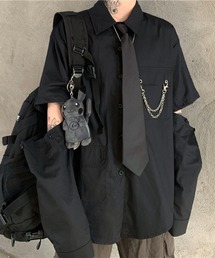 NOVESSEL（ノベセル）の「A'GEM/9 × .kom『NOVESSEL/ノベセル』袖セパレートシャツ（シャツ/ブラウス）」