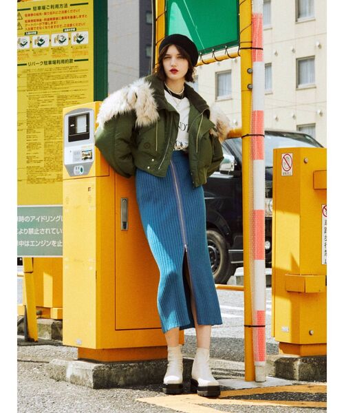 jouetie（ジュエティ）の「ショートN2B（その他アウター・レディース・ブラック/ベージュ/カーキ・MEDIUM）」の8枚目の写真