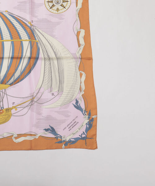 manipuri（マニプリ）の「【manipuri/マニプリ】シルクプリントスカーフ88（バンダナ/スカーフ・レディース・ベージュ系その他5/ブルー系その他7/イエロー系その他3・FREE）」の7枚目の写真