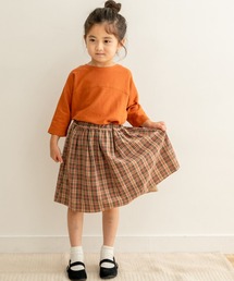 URBAN RESEARCH DOORS | 『WEB/一部店舗限定サイズ』チェックギャザースカート(KIDS)(スカート)