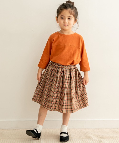 URBAN RESEARCH DOORS（アーバンリサーチドアーズ）の「チェックギャザースカート(KIDS)（その他パンツ・キッズ・グリーン系その他/ピンク系その他・120/105/150/135）」の5枚目の写真