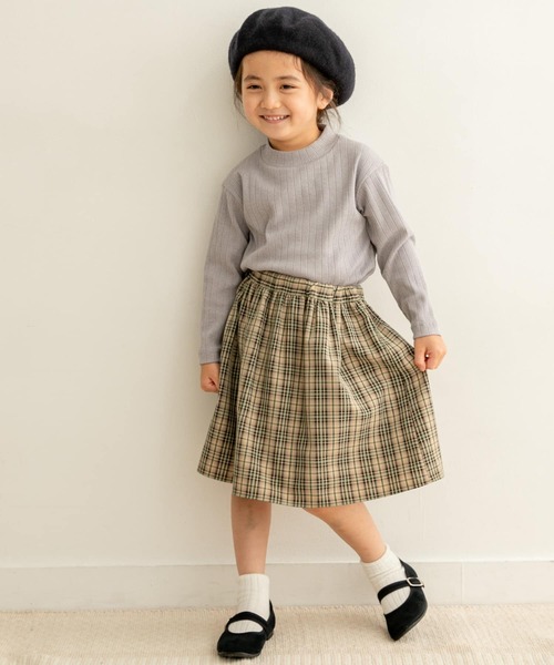 URBAN RESEARCH DOORS（アーバンリサーチドアーズ）の「チェックギャザースカート(KIDS)（その他パンツ・キッズ・グリーン系その他/ピンク系その他・120/105/150/135）」の12枚目の写真