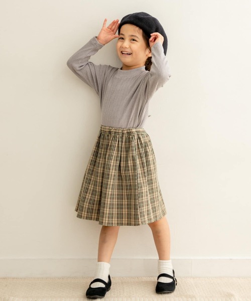 URBAN RESEARCH DOORS（アーバンリサーチドアーズ）の「チェックギャザースカート(KIDS)（その他パンツ・キッズ・グリーン系その他/ピンク系その他・120/105/150/135）」の13枚目の写真