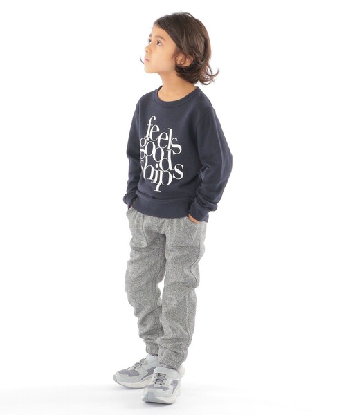 THE DAY ON THE BEACH(ザデイオンザビーチ)の「【SHIPS KIDS別注】THE DAY ON THE BEACH:100~170cm / プリント スウェット(Tシャツ/カットソー・キッズ・ブラック/パープル・X-LARGE/X-SMALL/SMALL/LARGE/MEDIUM)」の3枚目の写真