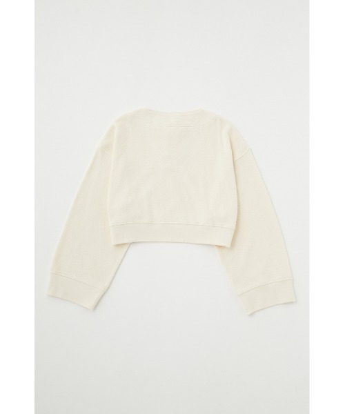 MOUSSY（マウジー）の「CROPPED WIDE DECK シャツ（Tシャツ/カットソー・レディース・オフホワイト/ネイビー/レッド/グリーン・FREE）」の12枚目の写真