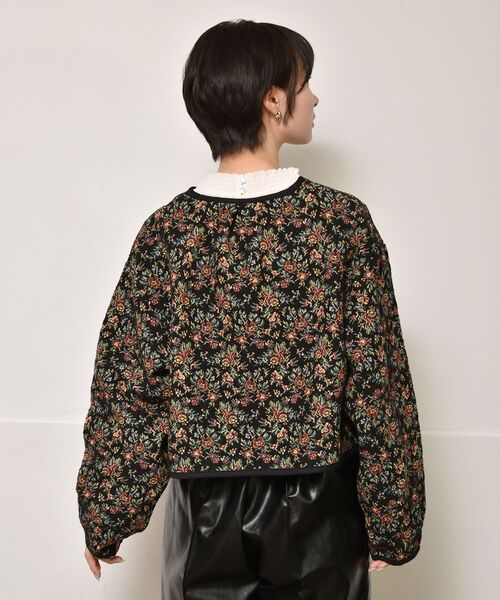 RETRO GIRL（レトロガール）の「パイピングゴブランJK（その他アウター・レディース・ブラック/ライトベージュ・FREE）」の17枚目の写真