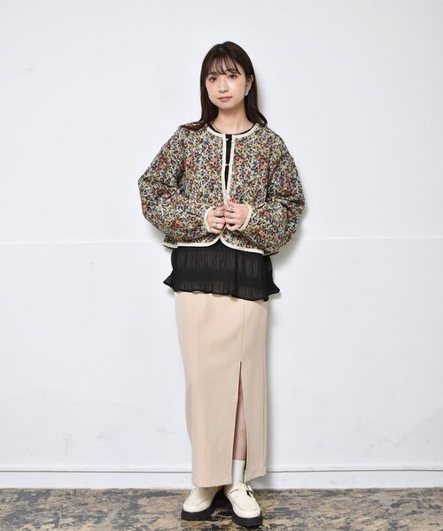 RETRO GIRL（レトロガール）の「パイピングゴブランJK（その他アウター・レディース・ブラック/ライトベージュ・FREE）」の15枚目の写真