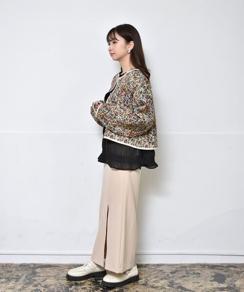 RETRO GIRL（レトロガール）の「パイピングゴブランJK（その他アウター・レディース・ブラック/ライトベージュ・FREE）」の13枚目の写真