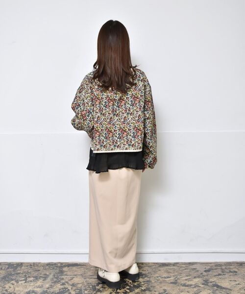 RETRO GIRL（レトロガール）の「パイピングゴブランJK（その他アウター・レディース・ブラック/ライトベージュ・FREE）」の12枚目の写真