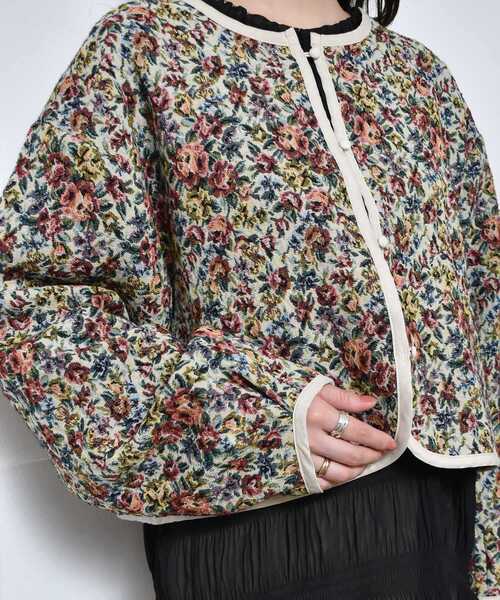 RETRO GIRL（レトロガール）の「パイピングゴブランJK（その他アウター・レディース・ブラック/ライトベージュ・FREE）」の8枚目の写真